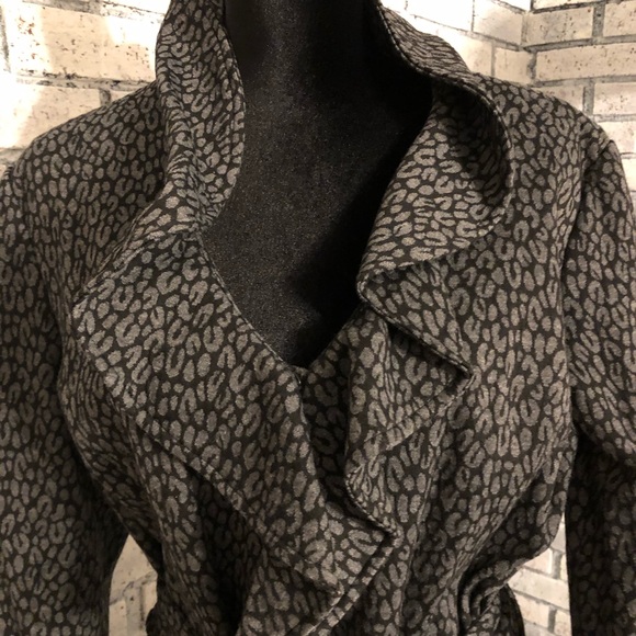 SANDRO STUDIO Ruffled Women’s Wrap Jacket - Picture 2 of 10